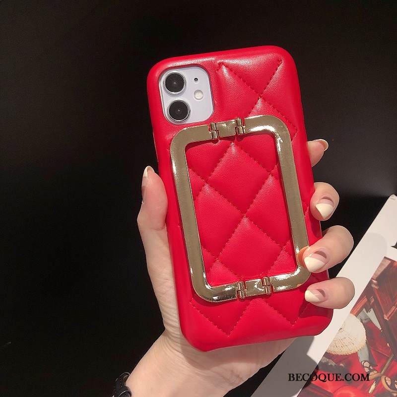 Kuori iPhone 12 Nahka Persoonallisuus Niitti, Kotelo iPhone 12 Suojaus Vihreä Puhelimen Kuoret