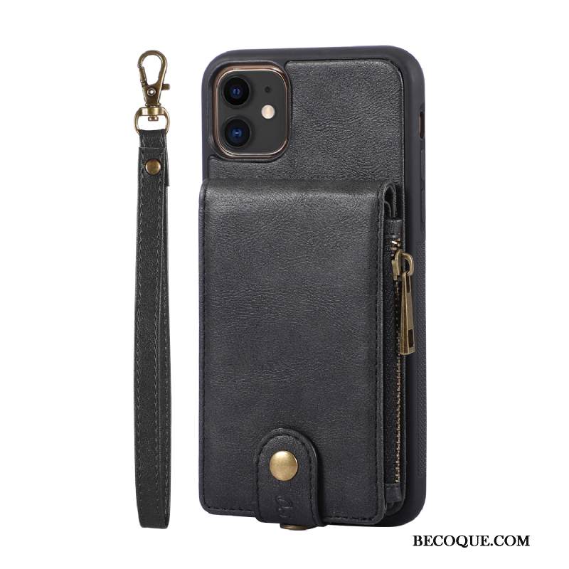 Kuori iPhone 12 Nahka Puhelimen Kuoret Punainen, Kotelo iPhone 12 Salkku Kortti