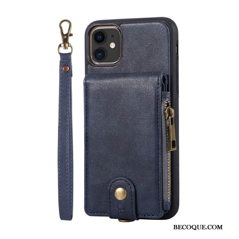 Kuori iPhone 12 Nahka Puhelimen Kuoret Punainen, Kotelo iPhone 12 Salkku Kortti