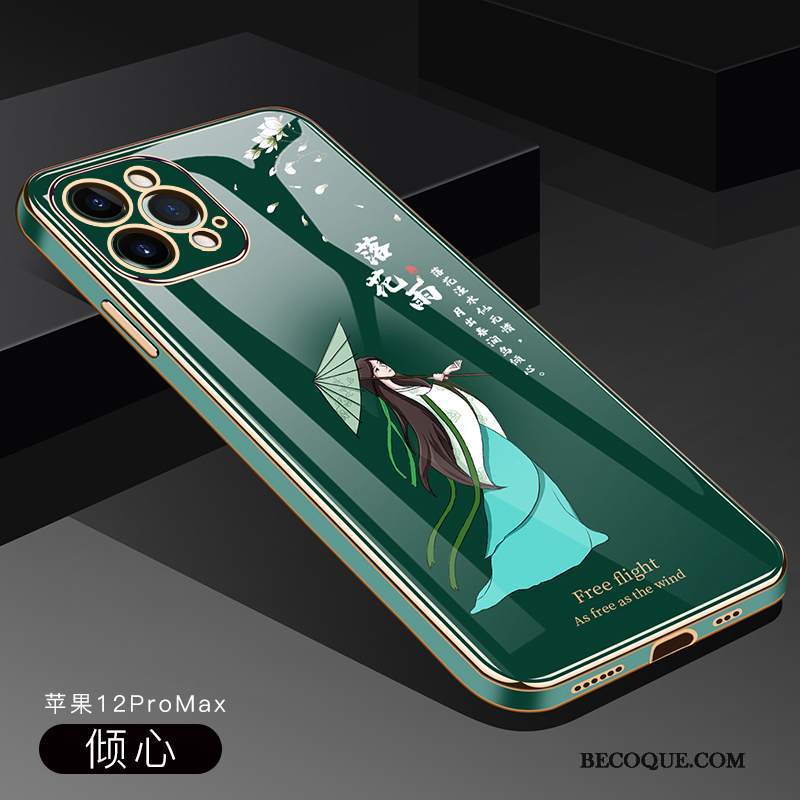 Kuori iPhone 12 Pro Max Laukut Ohut Trendi, Kotelo iPhone 12 Pro Max Suojaus Uusi Läpinäkyvä