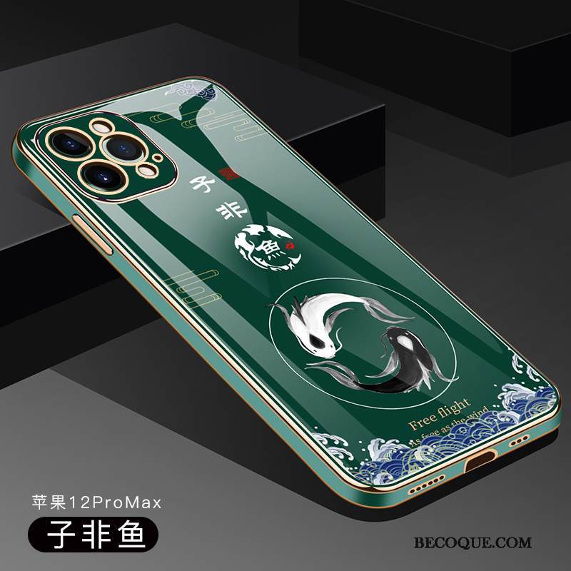 Kuori iPhone 12 Pro Max Laukut Ohut Trendi, Kotelo iPhone 12 Pro Max Suojaus Uusi Läpinäkyvä