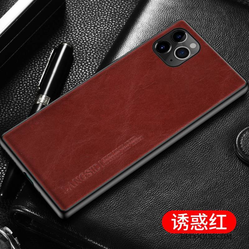 Kuori iPhone 12 Pro Max Laukut Persoonallisuus Liiketoiminta, Kotelo iPhone 12 Pro Max Nahka Trendi Lehmä