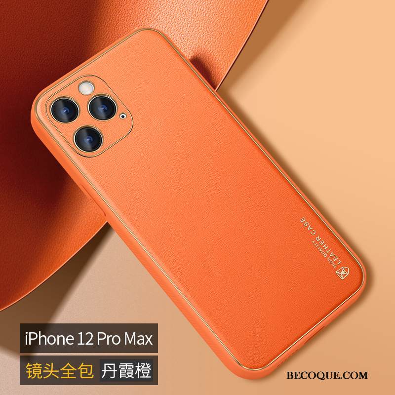 Kuori iPhone 12 Pro Max Laukut Ultra Yksinkertainen, Kotelo iPhone 12 Pro Max Nahka Persoonallisuus Puhelimen Kuoret