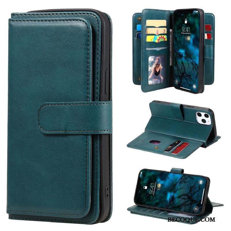 Kuori iPhone 12 Pro Max Nahka Jauhe Puhelimen Kuoret, Kotelo iPhone 12 Pro Max Salkku