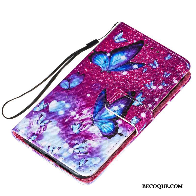 Kuori iPhone 12 Pro Max Nahka Murtumaton Kortti, Kotelo iPhone 12 Pro Max Tuki Puhelimen Kuoret Sininen