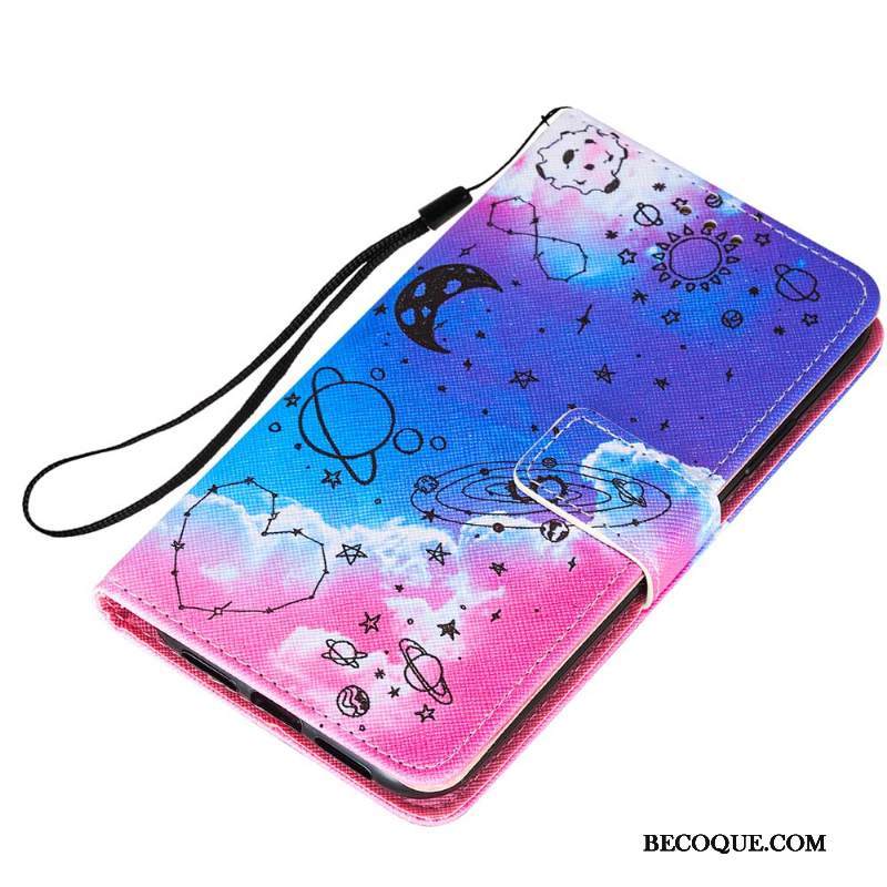 Kuori iPhone 12 Pro Max Nahka Murtumaton Kortti, Kotelo iPhone 12 Pro Max Tuki Puhelimen Kuoret Sininen