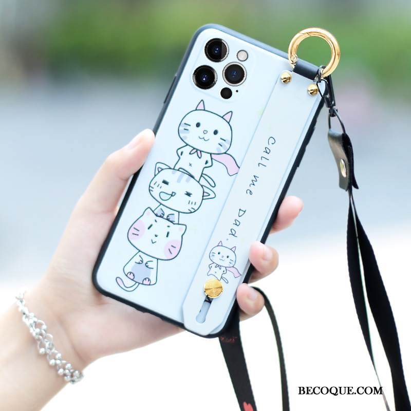 Kuori iPhone 12 Pro Max Sarjakuva Violetti Pesty Suede, Kotelo iPhone 12 Pro Max Suojaus Tide-brändi Ripustettavat Koristeet