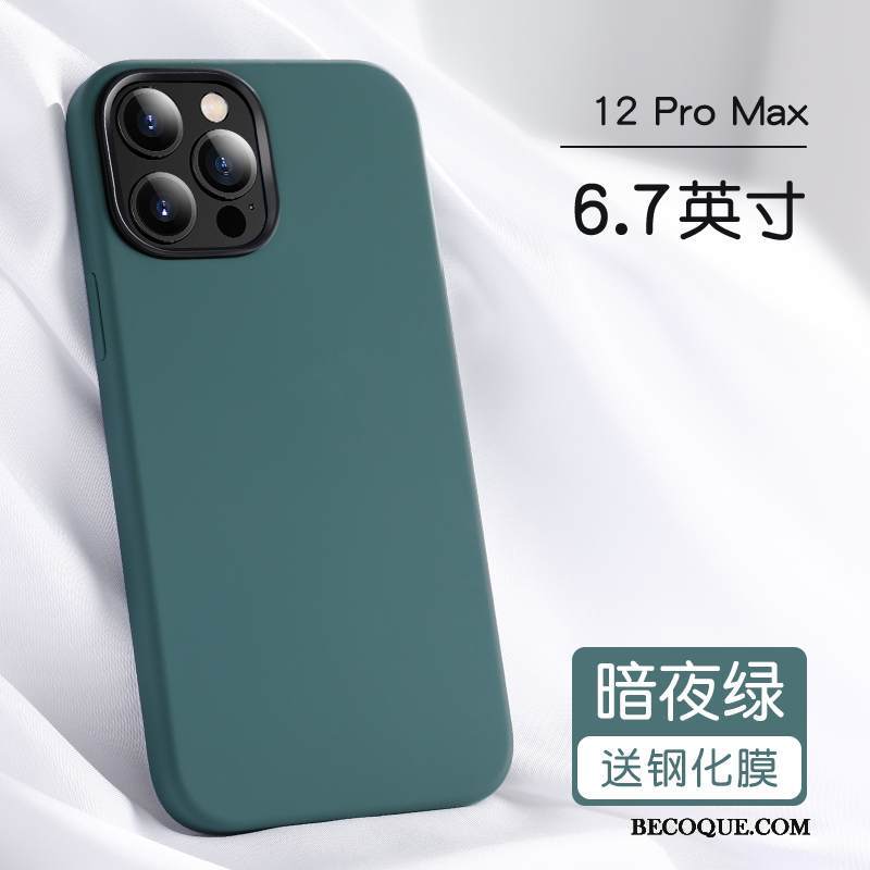 Kuori iPhone 12 Pro Max Silikoni Persoonallisuus Murtumaton, Kotelo iPhone 12 Pro Max Laukut Net Red Uusi