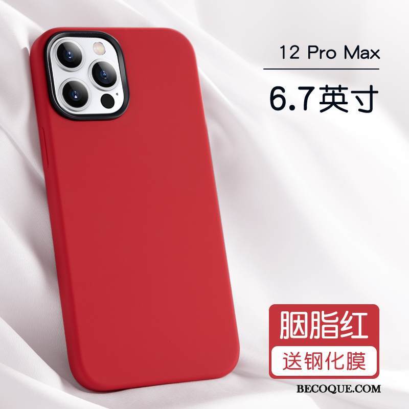 Kuori iPhone 12 Pro Max Silikoni Persoonallisuus Murtumaton, Kotelo iPhone 12 Pro Max Laukut Net Red Uusi