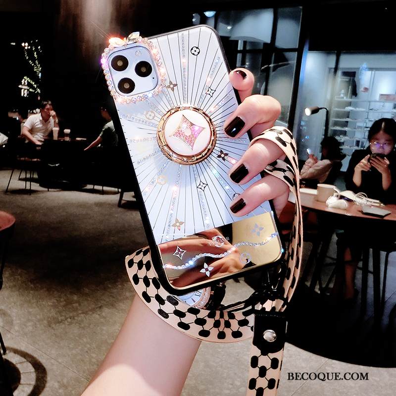 Kuori iPhone 12 Pro Max Strassi Murtumaton Net Red, Kotelo iPhone 12 Pro Max Laukut Valkoinen Uusi