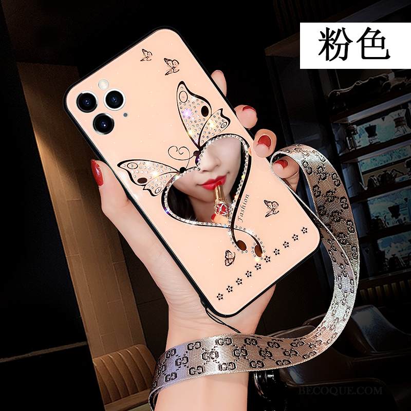 Kuori iPhone 12 Pro Max Suojaus Ripustettavat Koristeet Jauhe, Kotelo iPhone 12 Pro Max Laukut Ylellisyys Puhelimen Kuoret