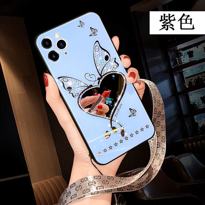 Kuori iPhone 12 Pro Max Suojaus Ripustettavat Koristeet Jauhe, Kotelo iPhone 12 Pro Max Laukut Ylellisyys Puhelimen Kuoret