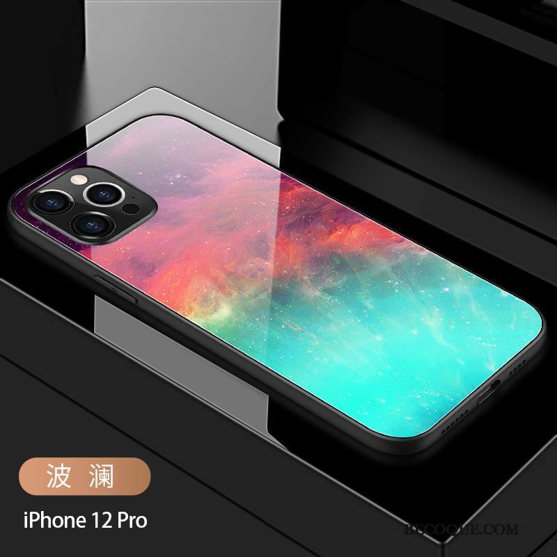 Kuori iPhone 12 Pro Silikoni Puhelimen Kuoret Tide-brändi, Kotelo iPhone 12 Pro Laukut Peili Rakastunut