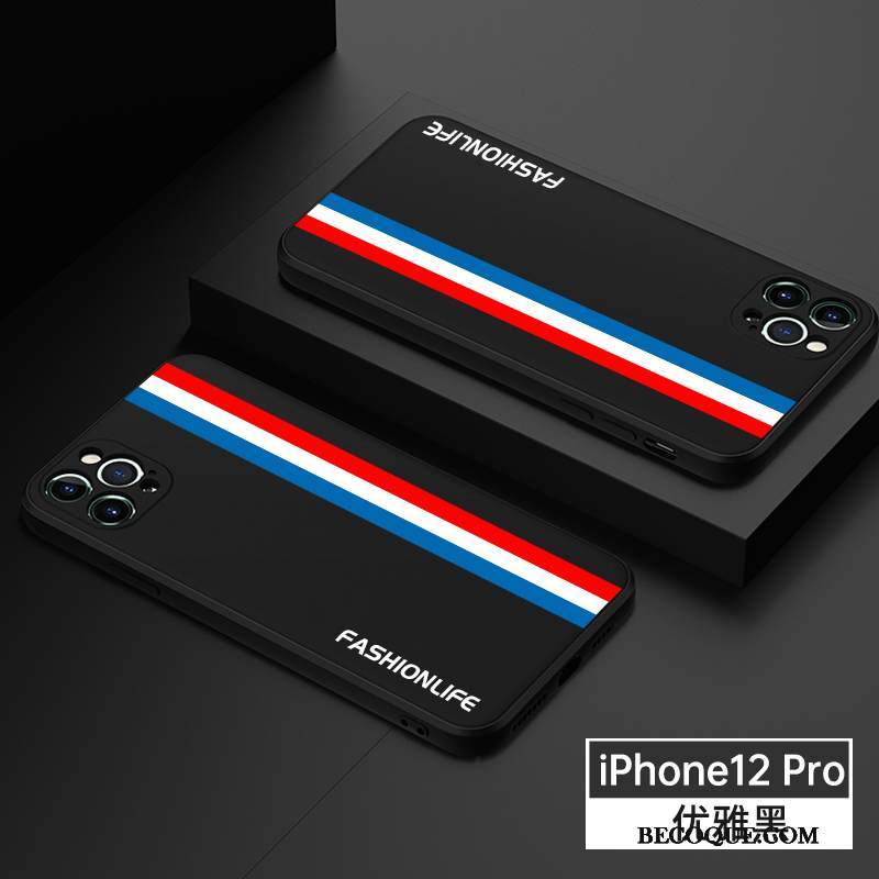 Kuori iPhone 12 Pro Suojaus Raita Yksinkertainen, Kotelo iPhone 12 Pro Pehmeä Neste Ultra Uusi