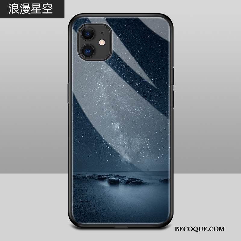 Kuori iPhone 12 Silikoni Lasi Sininen, Kotelo iPhone 12 Suojaus Tide-brändi Puhelimen Kuoret