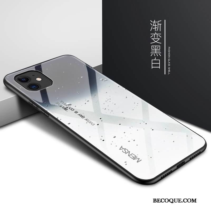 Kuori iPhone 12 Silikoni Sininen Rotta, Kotelo iPhone 12 Laukut Murtumaton Lasi