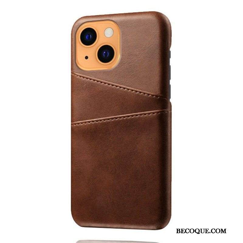 Kuori iPhone 13 Mini Ksq-korttikotelo