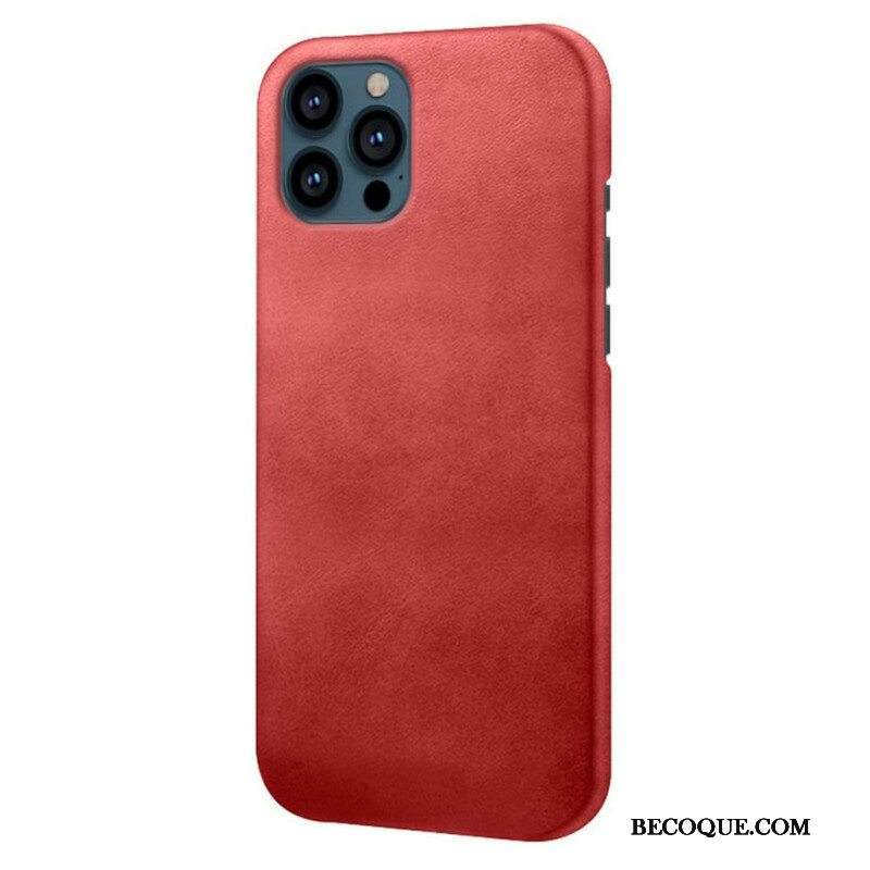 Kuori iPhone 13 Pro Ksq-nahkaefekti