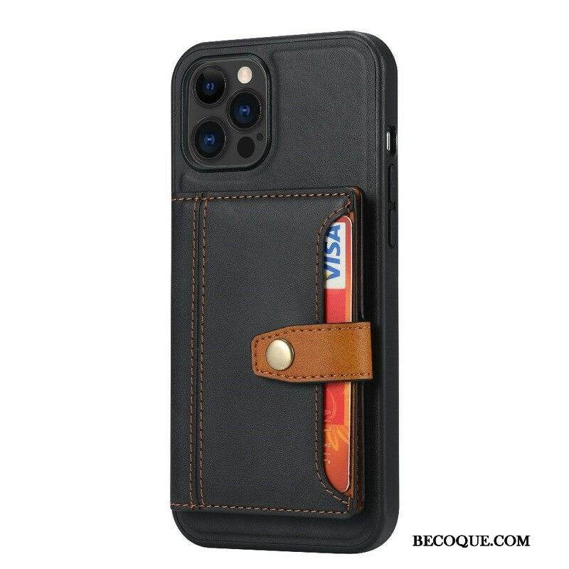 Kuori iPhone 13 Pro Max Korttipidikkeen Tukihihna