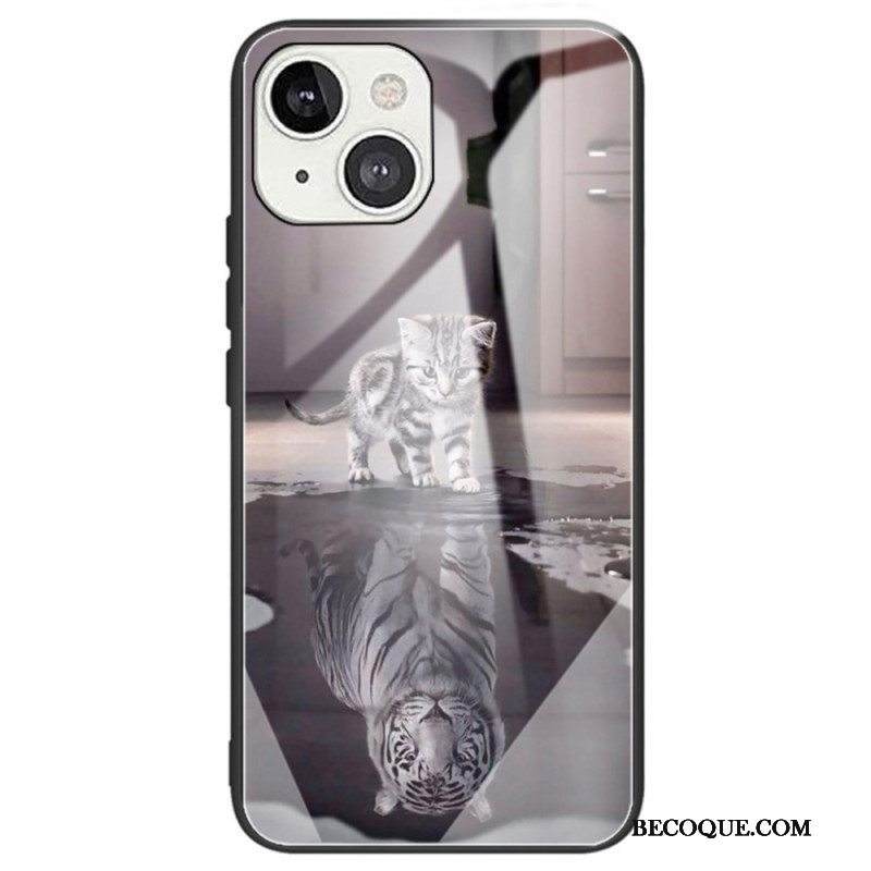 Kuori iPhone 14 Kitten Dream Karkaistu Lasi