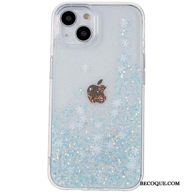 Kuori iPhone 14 Paljetteja Flakes