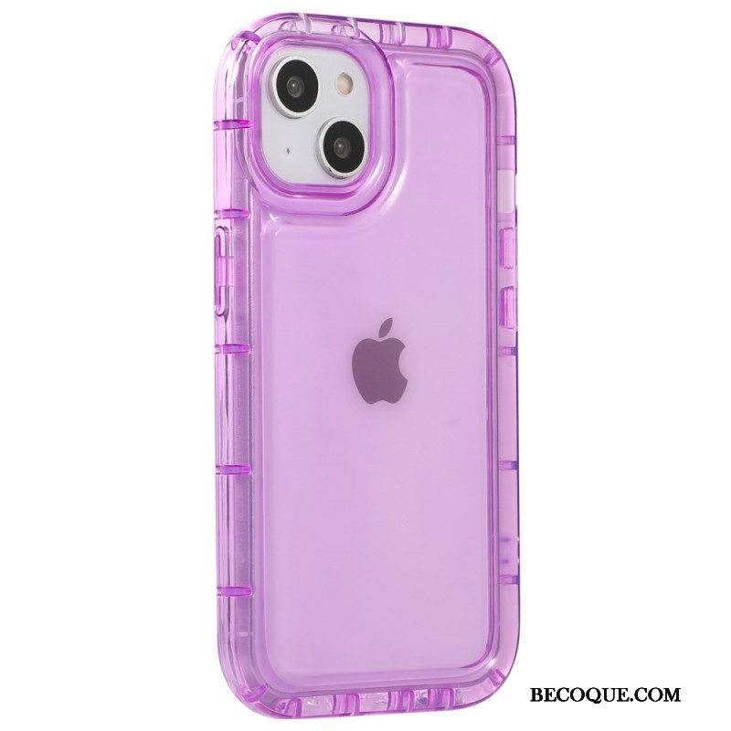 Kuori iPhone 14 Plus Värilliset Contours Turvatyynyt