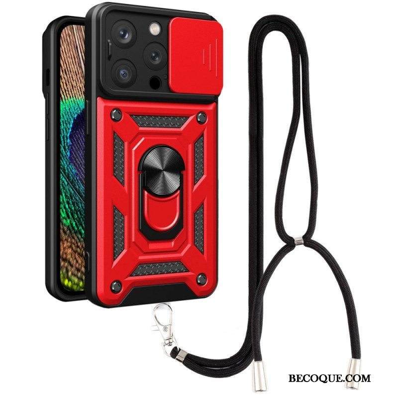 Kuori iPhone 14 Pro Kiristysnyörillä Johto Rengastuella