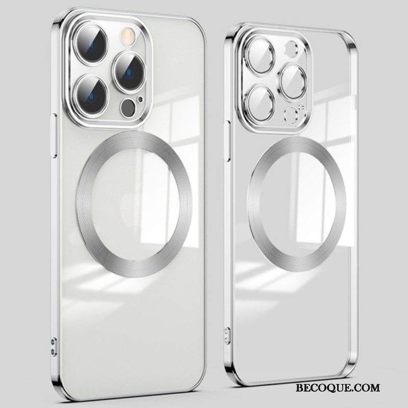 Kuori iPhone 14 Pro Max Läpinäkyvä Magsafe-yhteensopiva