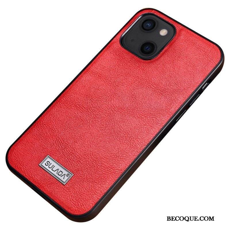 Kuori iPhone 14 Sulada-nahkaefekti