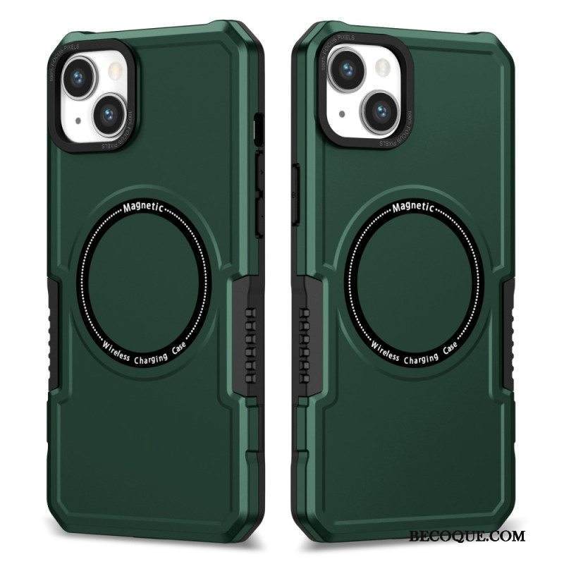 Kuori iPhone 15 Nahkatyylinen Lipasafe Yhteensopiva