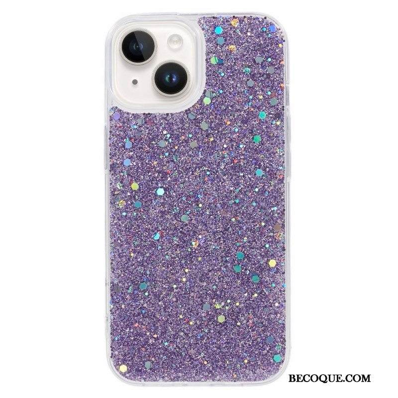 Kuori iPhone 15 Plus Glitteriä