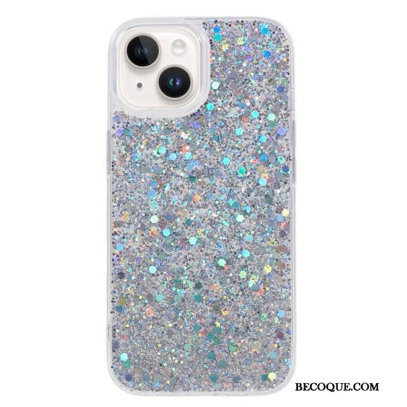Kuori iPhone 15 Plus Glitteriä