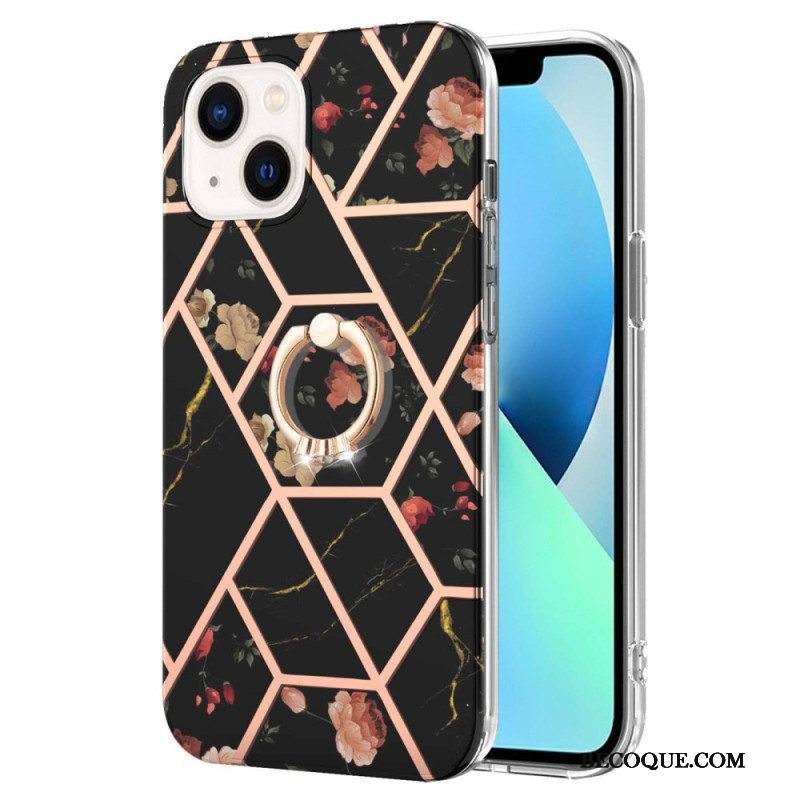 Kuori iPhone 15 Plus Kukkasormusteline