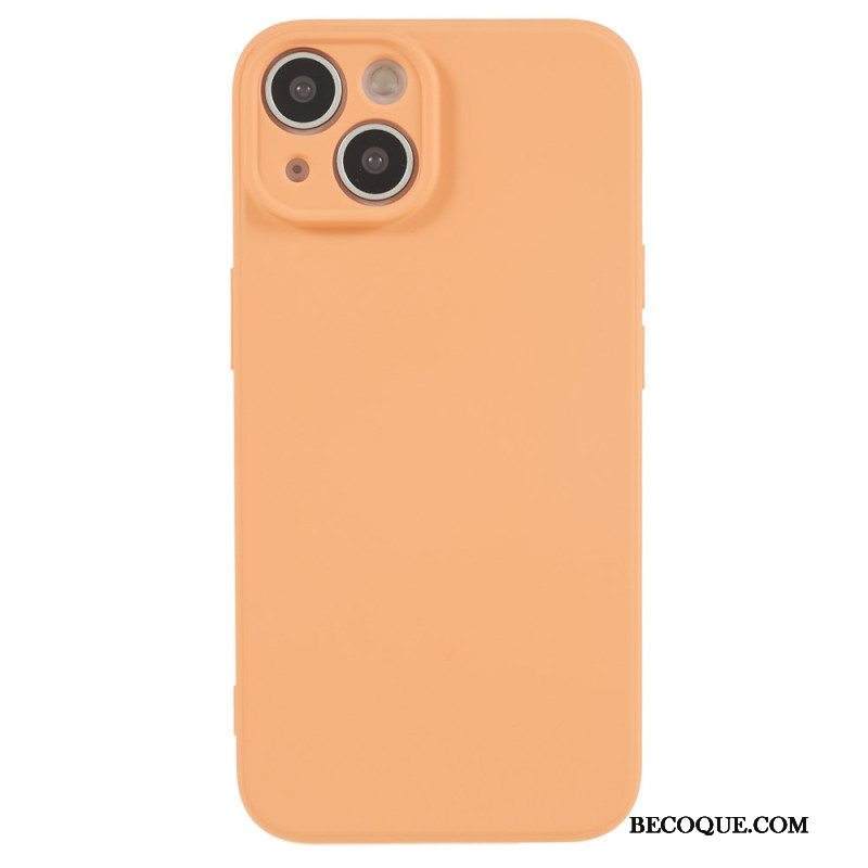 Kuori iPhone 15 Plus Pastellisilikoni Ja Mikrokuitu