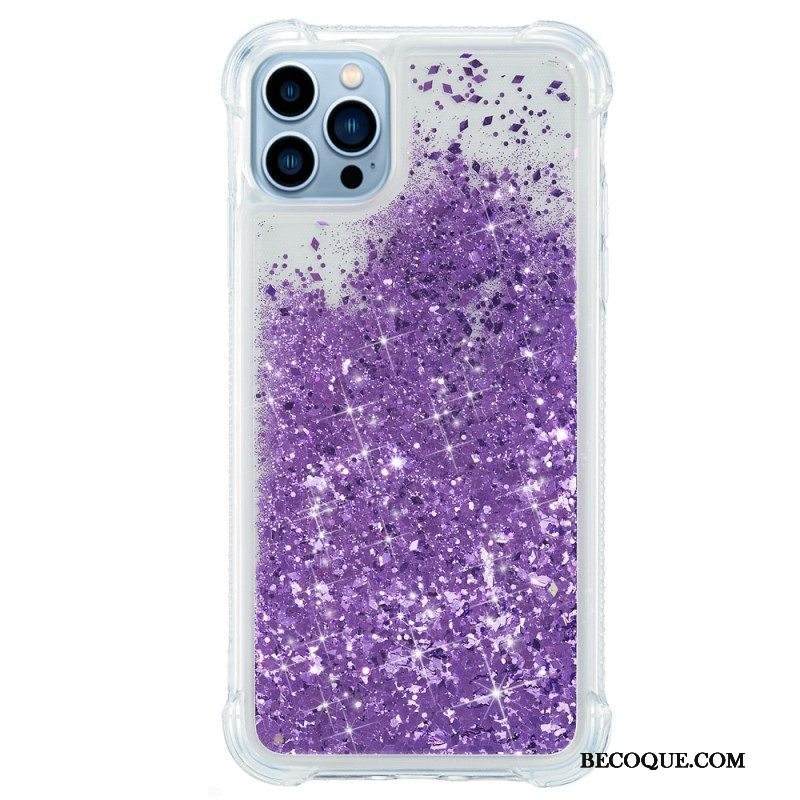 Kuori iPhone 15 Pro Glitteriä