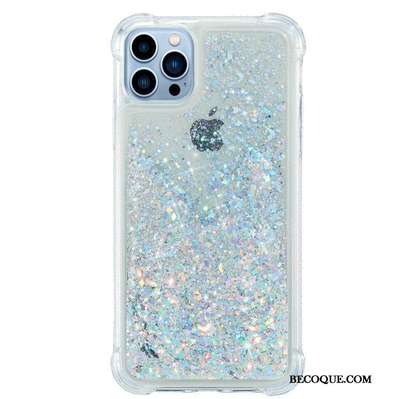 Kuori iPhone 15 Pro Glitteriä