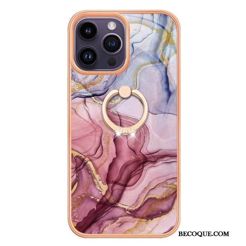 Kuori iPhone 15 Pro Max Marmori Tukirenkaalla