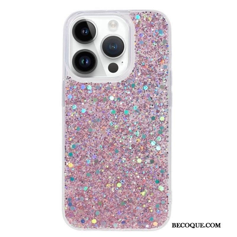 Kuori iPhone 15 Pro Pelkkää Glitteriä