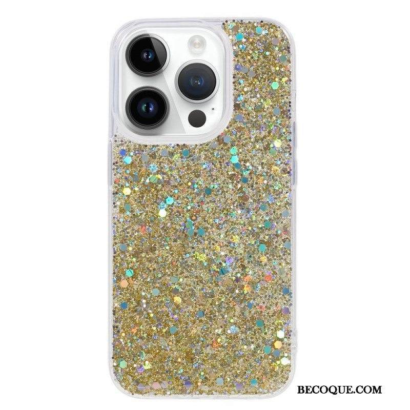 Kuori iPhone 15 Pro Pelkkää Glitteriä