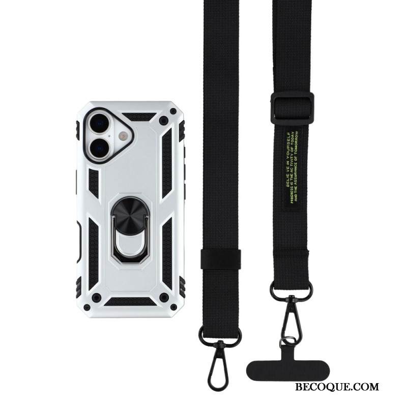 Kuori iPhone 17 Armeijatason Suojaus Olkahihnalla Suojakuori