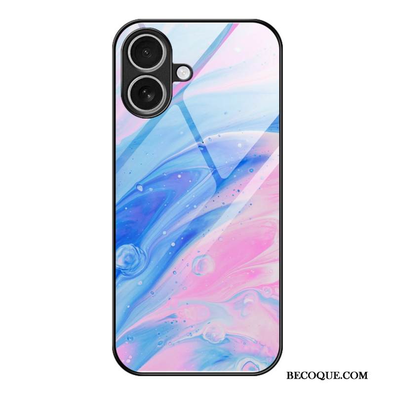 Kuori iPhone 17 Karkaistusta Lasista Valmistettu Marmorikuvio