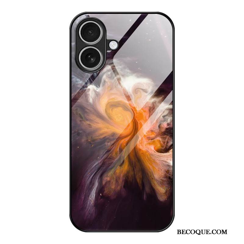 Kuori iPhone 17 Karkaistusta Lasista Valmistettu Marmorikuvio