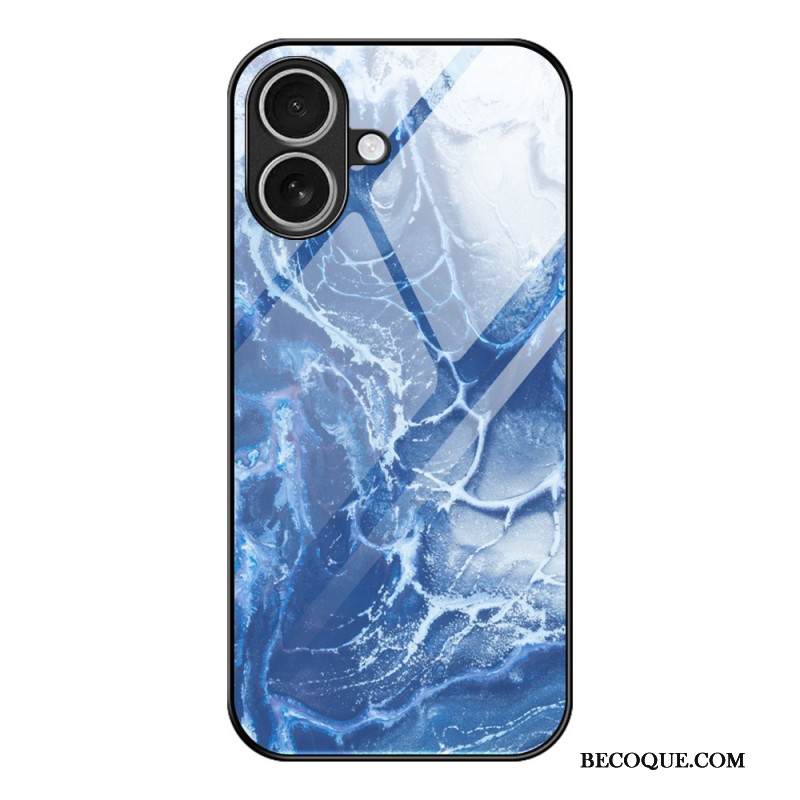 Kuori iPhone 17 Karkaistusta Lasista Valmistettu Marmorikuvio