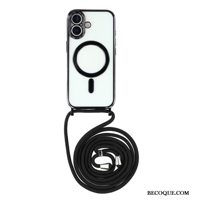 Kuori iPhone 17 Magsafe-yhteensopiva Läpinäkyvä Johdollinen Suojakuori Suojakuori