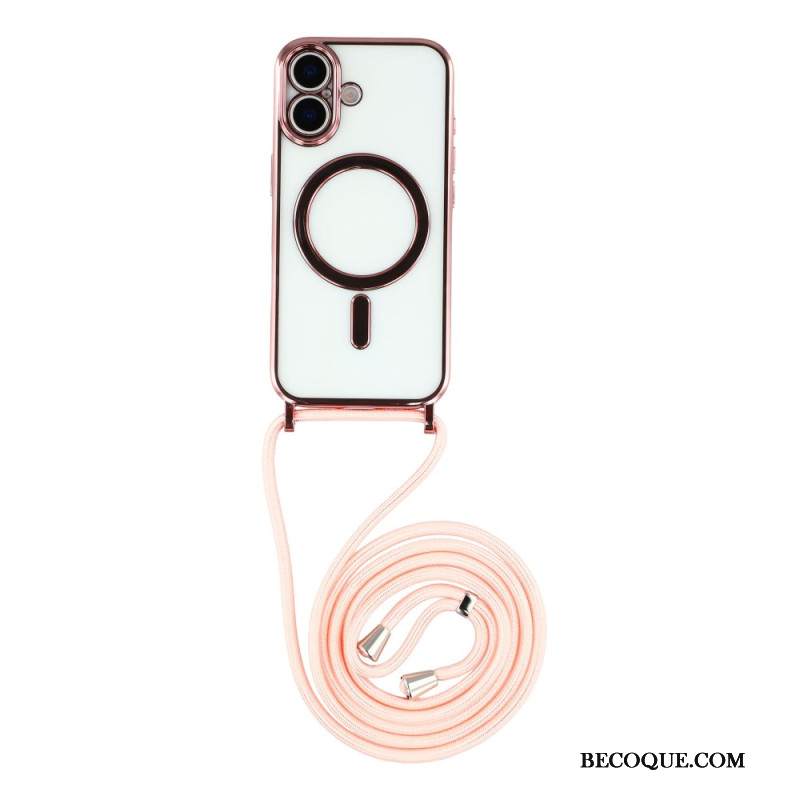 Kuori iPhone 17 Magsafe-yhteensopiva Läpinäkyvä Johdollinen Suojakuori Suojakuori