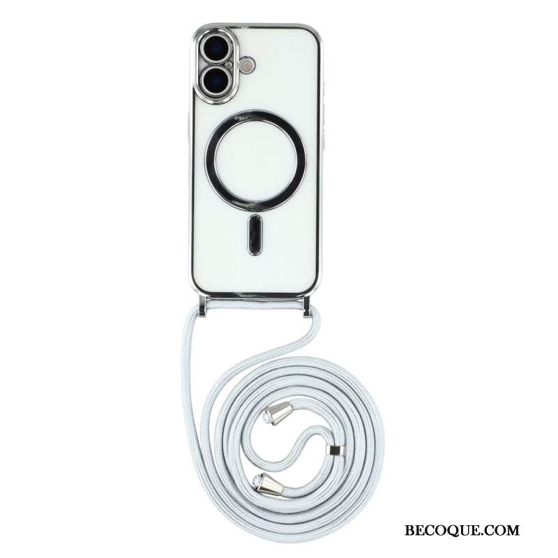 Kuori iPhone 17 Magsafe-yhteensopiva Läpinäkyvä Johdollinen Suojakuori Suojakuori