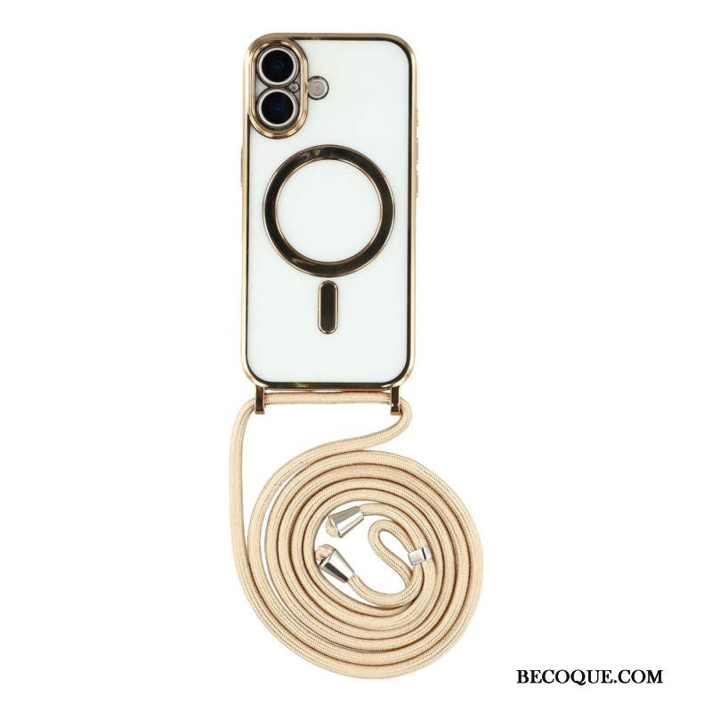 Kuori iPhone 17 Magsafe-yhteensopiva Läpinäkyvä Johdollinen Suojakuori Suojakuori