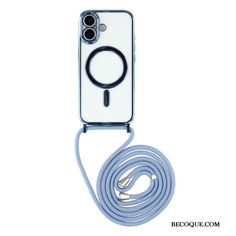 Kuori iPhone 17 Magsafe-yhteensopiva Läpinäkyvä Johdollinen Suojakuori Suojakuori