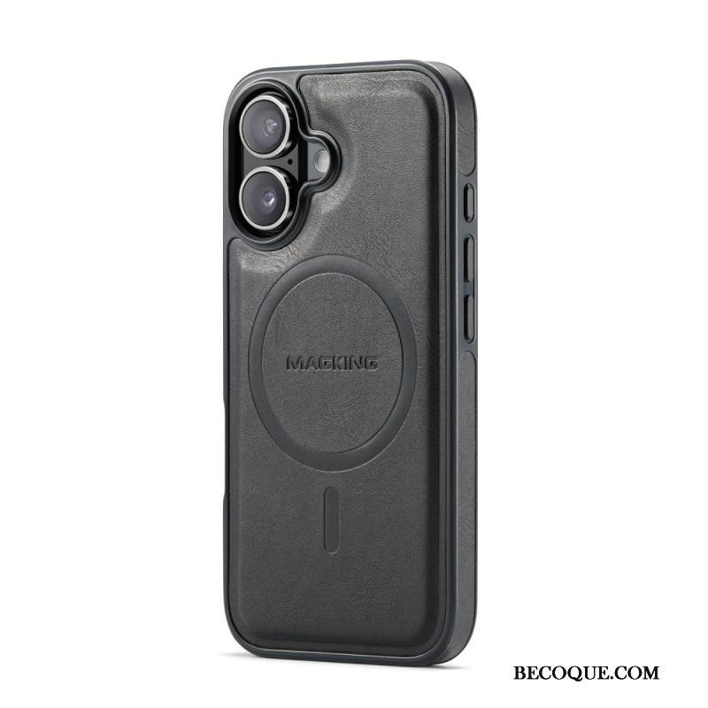 Kuori iPhone 17 Magsafe-yhteensopiva Premium Leather Effectin Kanssa