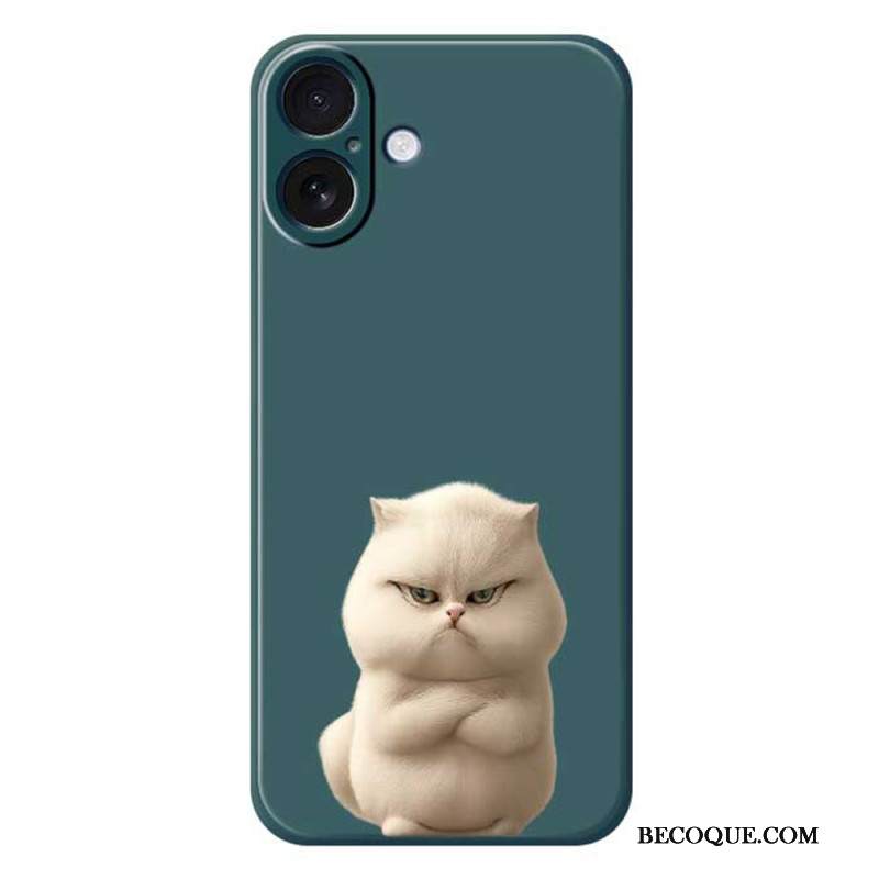 Kuori iPhone 17 Nestemäinen Silikoni Angry Cat